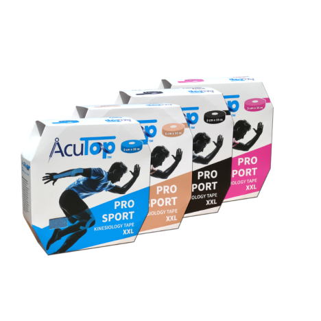 AcuTop PRO SPORT 35m - wzmocniona taśma do kinesiotapingu - BEŻOWA