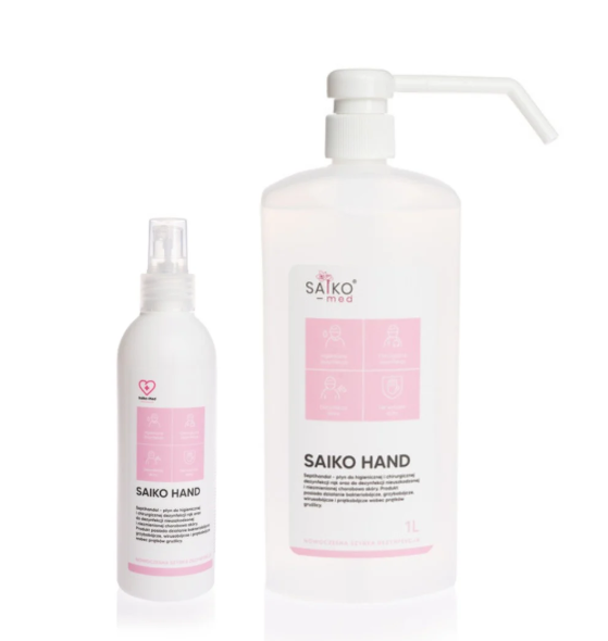 Saiko Hand 250ml dezynfekcja rąk i skóry