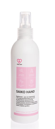 Saiko Hand 250ml dezynfekcja rąk i skóry