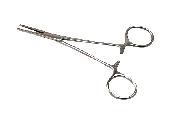 Kleszczyki MICRO-MOSQUITO proste, dł. 12 cm, 1x2 ząbki - 1 szt.
