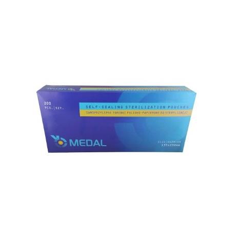 Torebki do sterylizacji, samoprzylepne 135 x 250 mm (200 szt.)