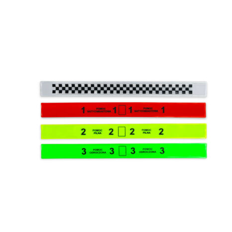 Komplet opasek do segregacji medycznej TRIAGE (4 kolory)