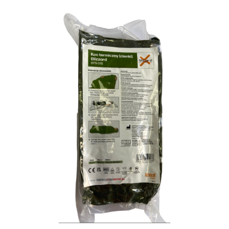 Koc ratunkowy 3-warstwowy Blizzard Trauma, zielony 1szt. 