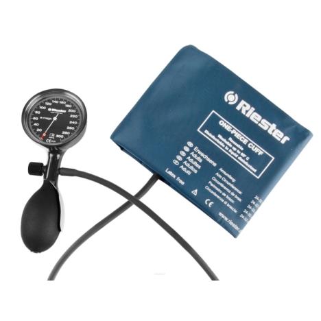 Ciśnieniomierz zegarowy Riester E-mega czarny