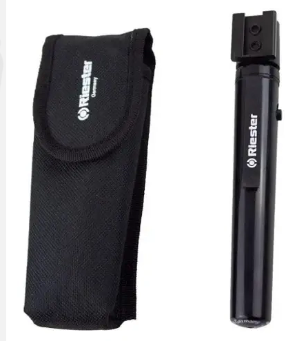 e-xam, lampka/latarka diagnostyczna XL 2,5V, czarna z uchwytem szpatułek LED