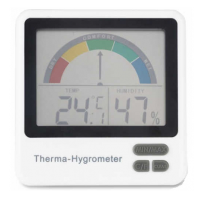 Termohigrometr elektroniczny ETI 810-130 ze świadectwem wzorcowania