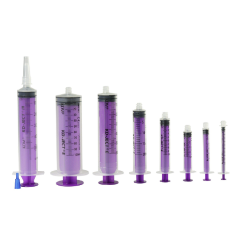 Strzykawka 3-częściowa Luer Lock KD-JECT Enteral - 10 ml, 100szt.