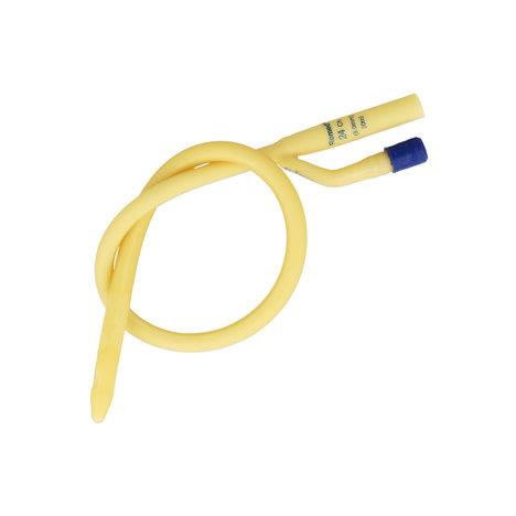 Cewnik Foley dwudrożny z gumową zastawką, lateks silikonowany, CH24, balon 30ml-10 szt.