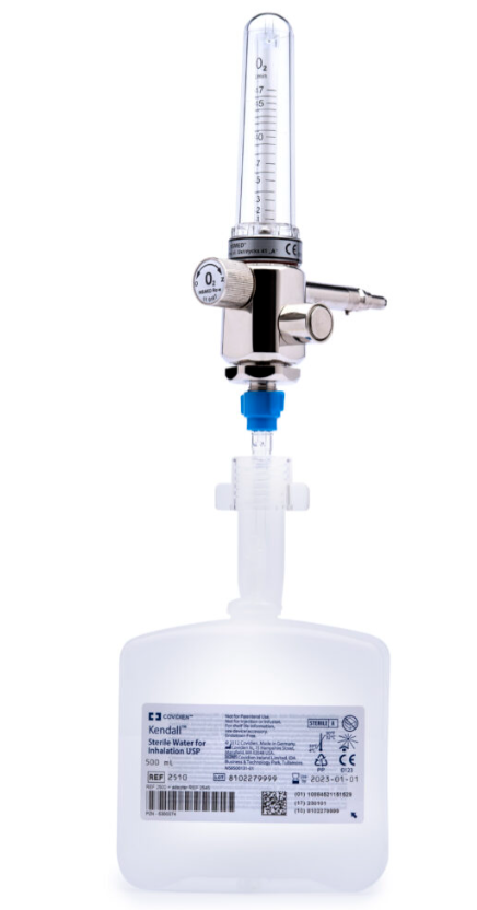 Dozownik tlenu medycznego DTM – do pojemników jednorazowych/reduktor