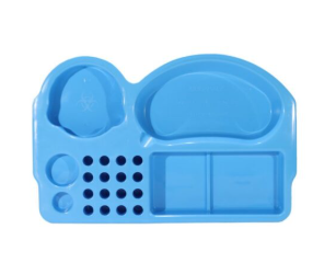 Taca do pobierania krwi z wgłębieniami (39x25cm), Niebieska, 1szt.