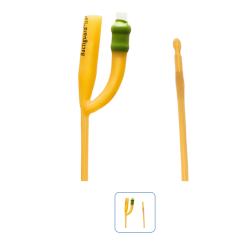 Cewnik Foleya lateksowy dwudrożny z jonami srebra Bactiguard CH16