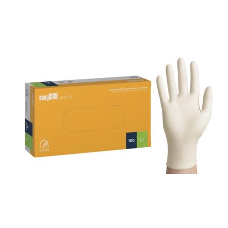 Rękawice lateks EASYCARE, bezpudrowe rozm. L - 100szt