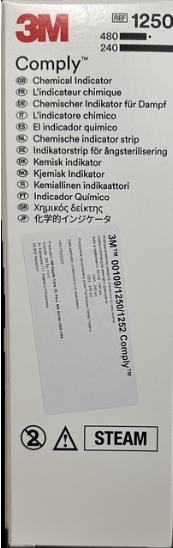 3M Testy do sterylizacji parowej klasy 4, 480 szt