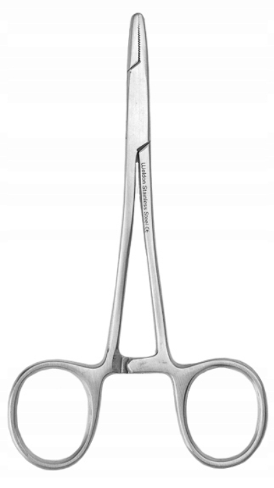 Igłotrzymacz DERF 12.0cm, imadło chirurgiczne