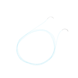 Szwy polipropylenowe niewchłaniane 2-0, dł. 75 cm, igła SC-2, tnąca, niebieski, op. 24 szt