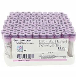 Probówki do morfologii (hematologii) z K2EDTA 2ml BD VACUTAINER 13 x 75mm, 100 szt 