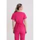 Bluza medyczna damska wiązana Magenta XL