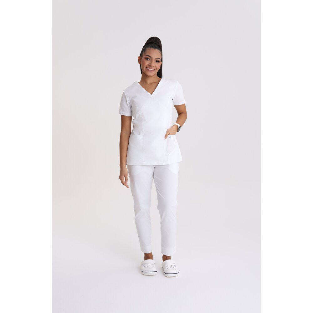 Tunika medyczna damska  Optic White L