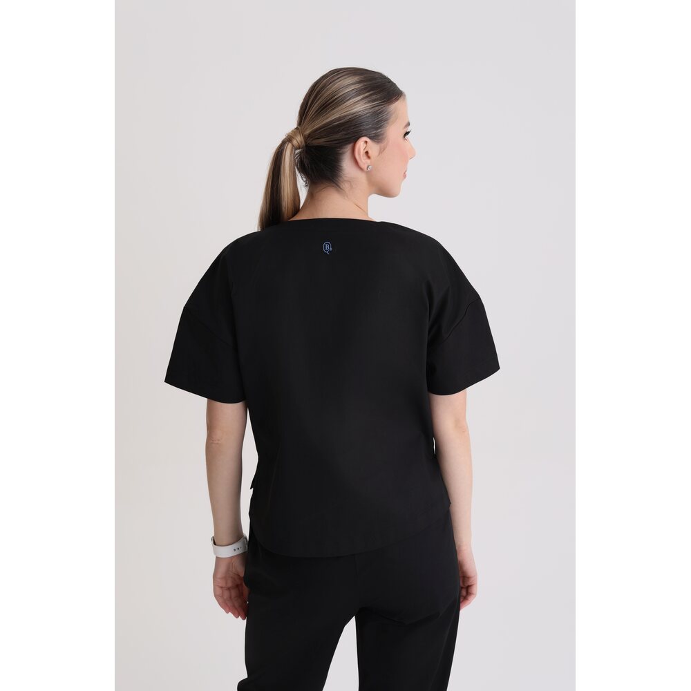 Bluza medyczna damska oversize Totally Black M