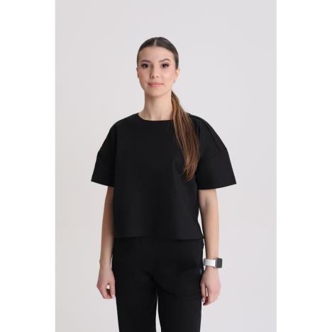 Bluza medyczna damska oversize Totally Black L