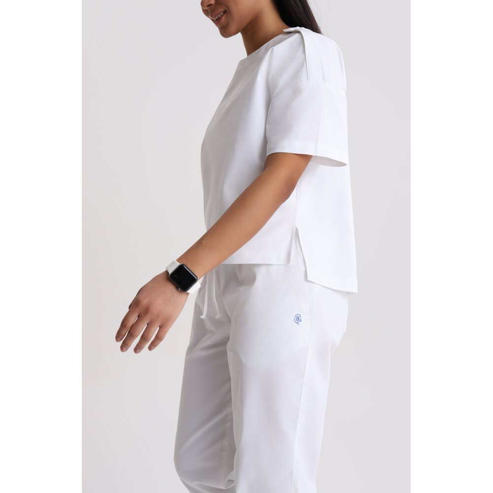 Bluza medyczna damska oversize Optic White M