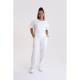 Bluza medyczna damska oversize Optic White L