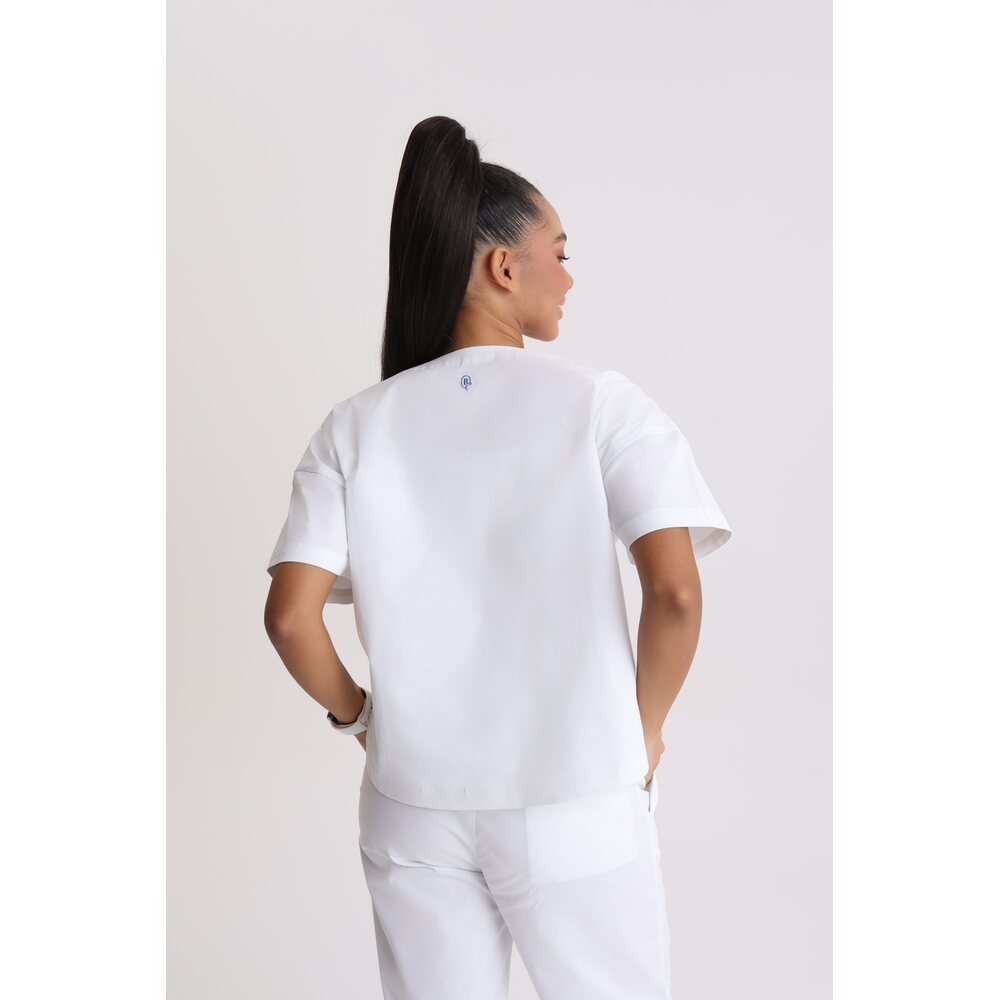 Bluza medyczna damska oversize Optic White XL