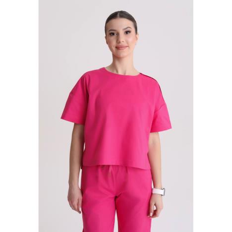 Bluza medyczna damska oversize Magenta XL