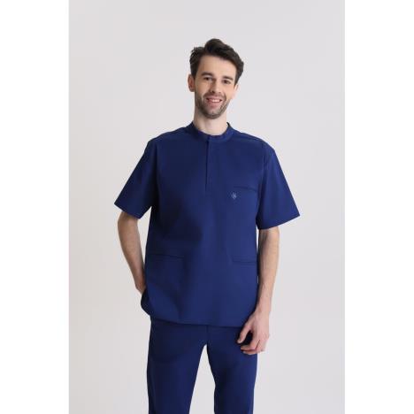 Bluza medyczna męska ze stójką Just Navy M