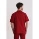Bluza medyczna męska ze stójką Red Wine XXL