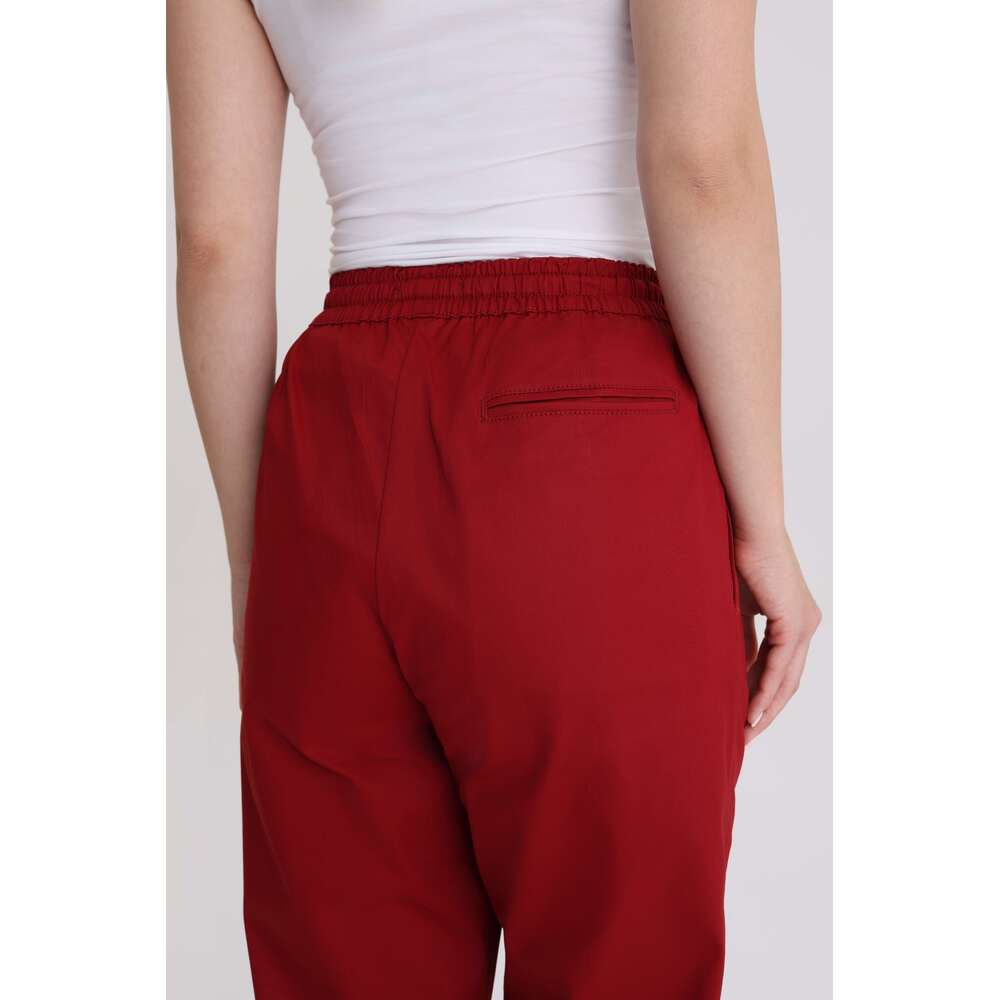 Spodnie medyczne damskie stright-leg Red Wine L