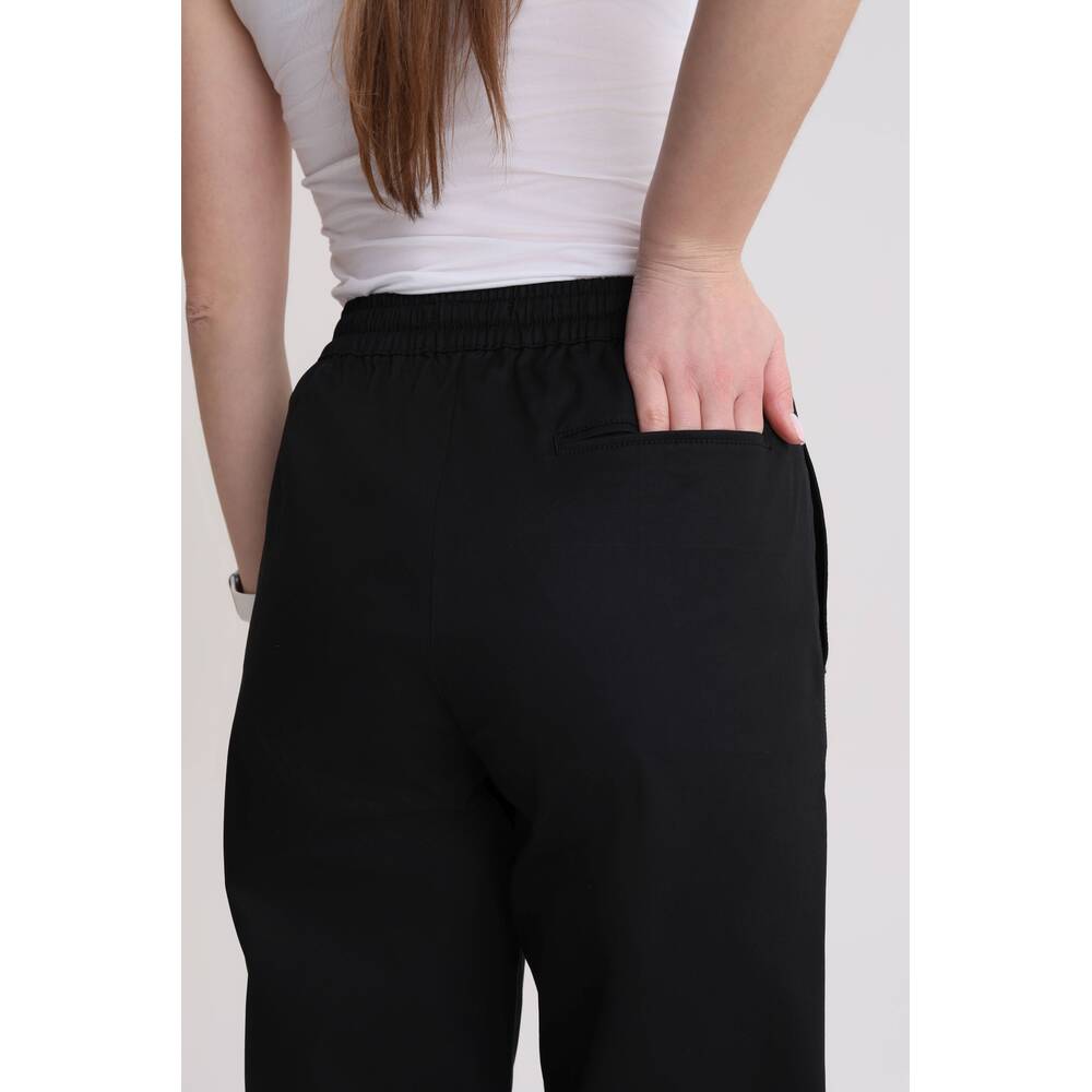 Spodnie medyczne damskie stright-leg Totally Black XL