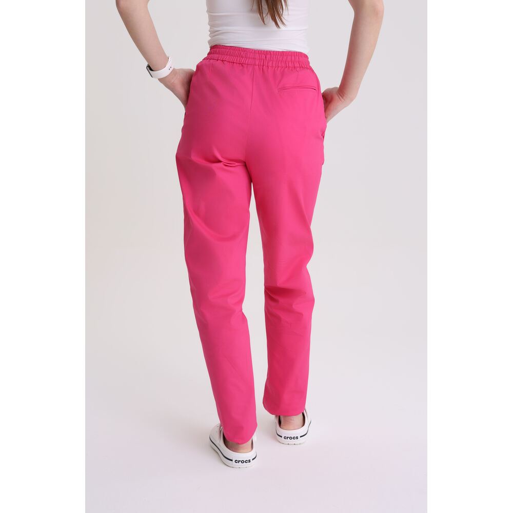 Spodnie medyczne damskie stright-leg Magenta XL