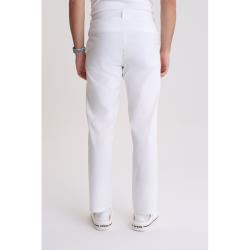 Spodnie medyczne męskie klasyczne Optic White M