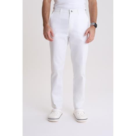 Spodnie medyczne męskie klasyczne Optic White XL