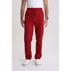 Spodnie medyczne męskie jogger Red Wine M