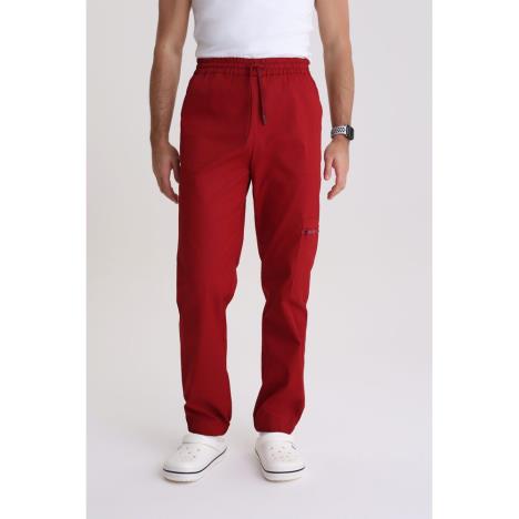 Spodnie medyczne męskie jogger Red Wine XL
