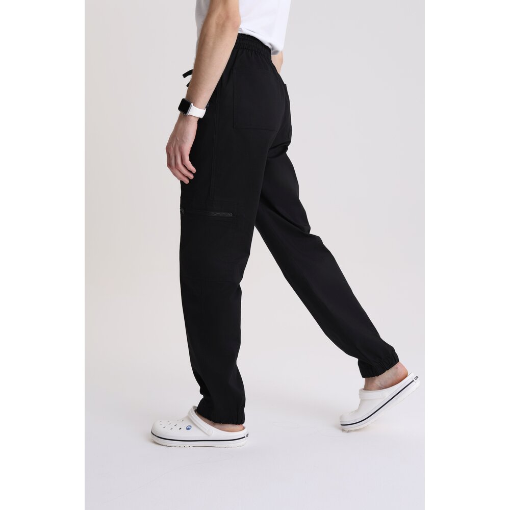 Spodnie medyczne męskie jogger Totally Black M