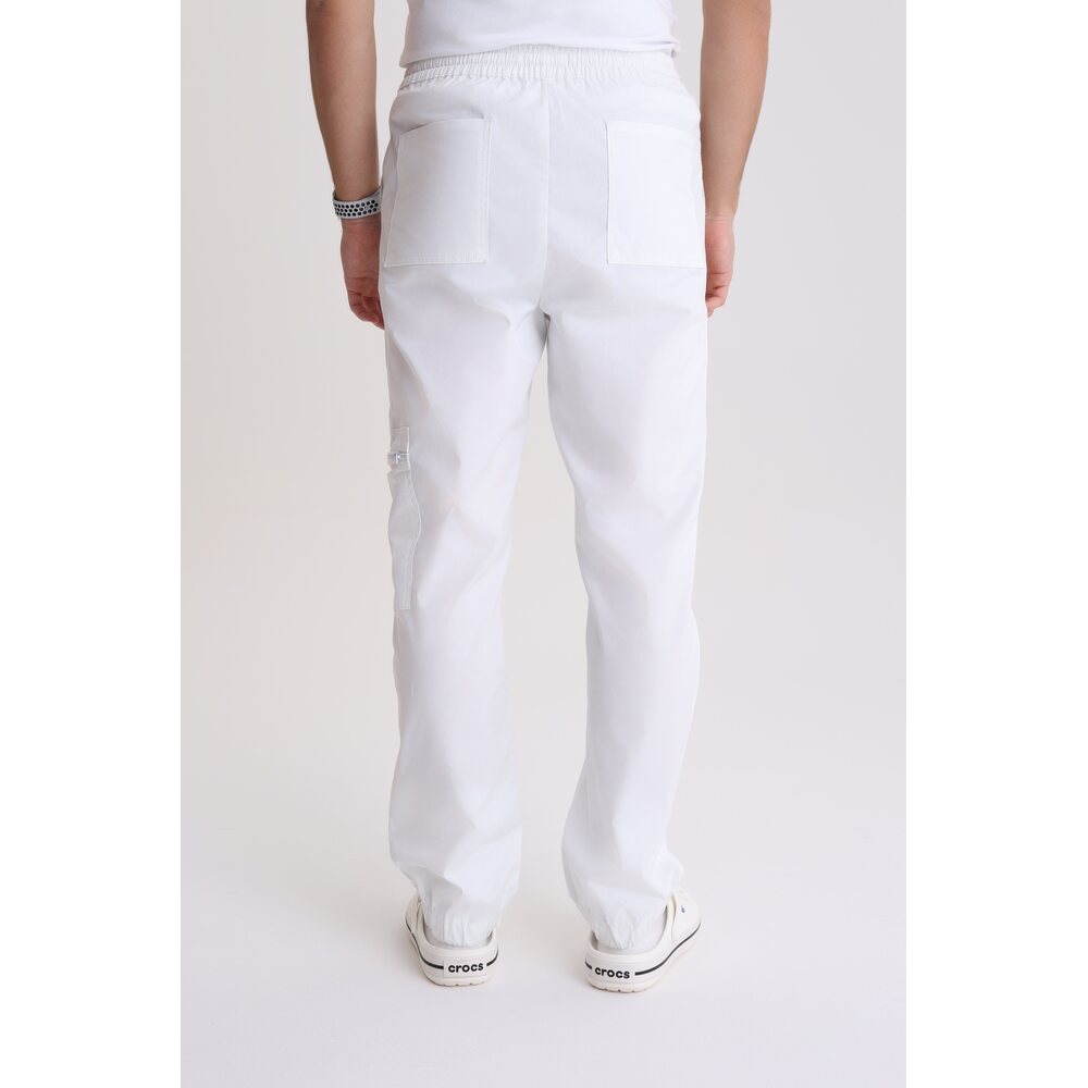 Spodnie medyczne męskie jogger Optic White XXL