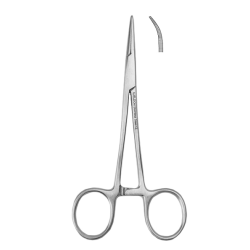 Kleszczyki naczyniowe Halstead-Mosquito wygięte, dł. 14 cm. - 1 szt.