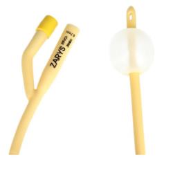 Cewnik Foley dwudrożny z plastikową zastawką, lateks silikonowany, CH20, balon 30-50ml - 10 szt.