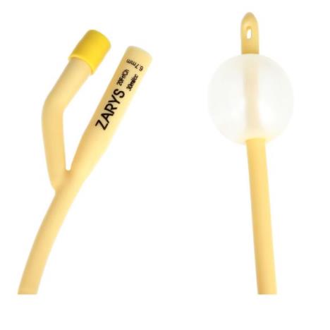 Cewnik Foley dwudrożny z plastikową zastawką, lateks silikonowany, CH20, balon 30-50ml - 10 szt.