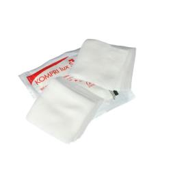 Kompresy z gazy jałowe 5 x 5 cm KOMPRI lux 17N 12W, 1 blister (pak. 3 szt.)