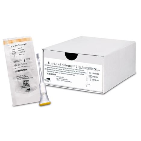 HISTOACRYL - klej tkankowy na bazie cyjanoakrylanu - przezroczysty - 1 x 0,5ml