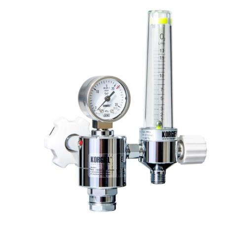 Reduktor z dozownikiem W8O2+MTO2 /mocowanie stałe/ 100mm - do butli 40 l