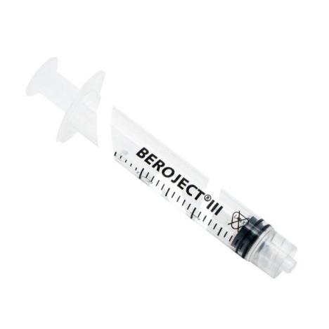Strzykawka sterylna  3-częściowa Luer Lock BEROJECT - 5 ml, 100szt.