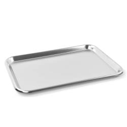 Taca medyczna ze stali chirurgicznej 39 x 27,5 x 1,9 cm 