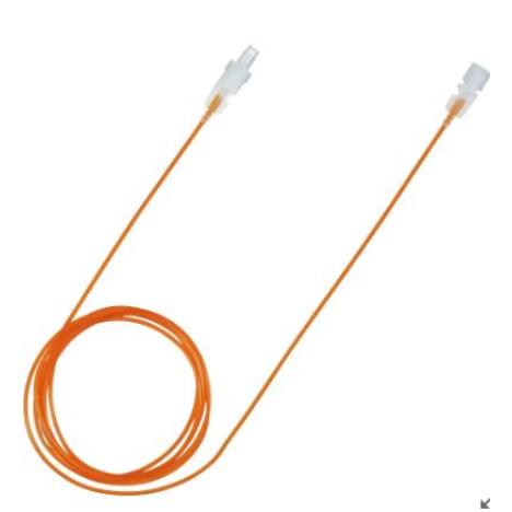 PERFUSOR dren do pomp strzyk.150cm, PE bursztynowy - 1 szt