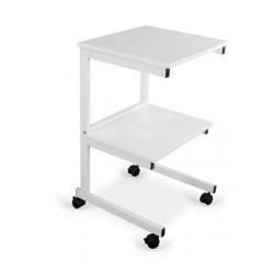 Stolik lekarski pod aparaturę medyczną aluminiowy II półki