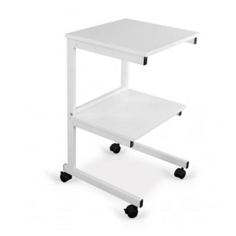 Stolik lekarski pod aparaturę medyczną aluminiowy II półki